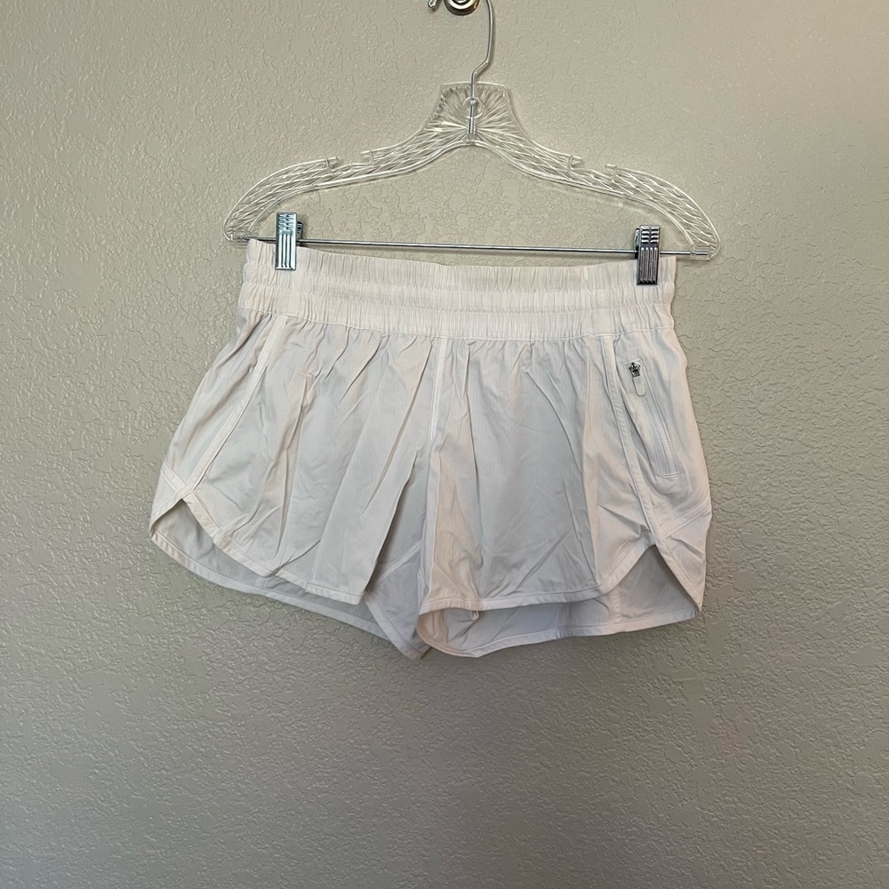 White Lululemon Tracker Shorts - Size 10